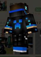 我的世界皮肤眼睛我世：minecraft皮肤展开图
